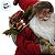 Papai Noel Decorativo em Pé com Presente - Vermelho - 90cm - RZO02545 - 1 unidade - Rizzo - Imagem 4