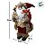 Papai Noel Decorativo em Pé com Presente - Vermelho - 30cm - RZO02542 - 1 unidade - Rizzo - Imagem 6