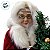 Mamãe Noel Decorativa em Pé com Presentes e Laços - Vermelho - 30cm - RZO01917 - 1 unidade - Rizzo - Imagem 4