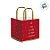 Sacola para Panetone 500g - Desejos Vermelho - 27,5x22x16cm - 1 unidade - Cromus - Rizzo - Imagem 3