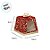 Caixa para Panetone 100g com Visor e Alça - Azevinho - 10x10x9cm - 10 unidades - Cromus - Rizzo - Imagem 4