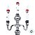 Candelabro Noite Do Terror - Festa Halloween - 1 Unidade - Imagem 3