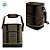 Bolsa Térmica com Alça 12L Personalizado com Nome - Verde e Preto - 26x15x33cm - 1 unidade - Rizzo - Imagem 3