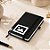 Mini Caderno Capa Dura e Folhas Brancas Personalize com Logo - Preto - 14x9cm - 1 unidade - Rizzo - Imagem 1