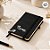 Mini Caderno Capa Dura e Folhas Amarelas Personalizado com Nome - Preto - 14x9cm - 1 unidade - Rizzo - Imagem 1