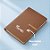 Mini Caderno Capa Mole com Sticky Notes Personalizado com Nome - Marrom - 14,3x10cm - 1 unidade - Rizzo - Imagem 1