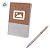 Kit Caderno e Caneta Personalize com Logo - Kraft - 27x20cm - 1 unidade - Rizzo - Imagem 3