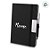 Kit Caderno e Caneta Personalizado com Nome - Preto - 22x19,5cm - 1 unidade - Rizzo - Imagem 4
