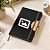 Caderno de Anotações em Tecido e Bambu Personalize com Logo - Preto - 21,5x14,5cm - 1 unidade - Rizzo - Imagem 2