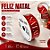 Fita de Cetim 22mm x 10m - Feliz Natal Vermelho e Branco - ECF005S Cor 305 - Rolo 10m - 1 unidade - Progresso - Rizzo - Imagem 2