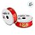 Fita de Cetim 22mm x 10m - Feliz Natal Vermelho - ECF003S Cor 1119 - Rolo 10m - 1 unidade - Progresso - Rizzo - Imagem 3