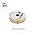 Fita de Cetim 15mm x 10m - Feliz Natal Ouro - ECF003H Cor 529 - Rolo 10m - 1 unidade - Progresso - Rizzo - Imagem 4