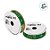 Fita de Cetim 15mm x 10m - Feliz Natal Verde - ECF003H Cor 528 - Rolo 10m - 1 unidade - Progresso - Rizzo - Imagem 3