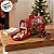 Mini Lata de Metal de Natal - Caixa de Correio Vermelha Biscoitos de Gengibre - 9x5x6cm - 1 unidade - Rizzo - Imagem 7