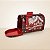 Mini Lata de Metal de Natal - Caixa de Correio Vermelho e Preto Noel e Casa - 9x5x6cm - 1 unidade - Rizzo - Imagem 1