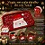 Bandeja de Metal Decorativa de Natal - Papai Noel Ho Ho Ho - 34x23x1,5cm - 1 unidade - Rizzo - Imagem 2