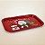 Bandeja de Metal Decorativa de Natal - Merry Christmas Papai Noel e Amigos - 34x23x1,5cm - 1 unidade - Rizzo - Imagem 1
