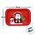 Bandeja de Metal Decorativa de Natal - Merry Christmas Papai Noel e Amigos - 34x23x1,5cm - 1 unidade - Rizzo - Imagem 5