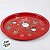 Bandeja de Metal Decorativa de Natal Redonda - Merry Christmas Noel - 32x32x1,5cm - 1 unidade - Rizzo - Imagem 3