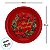 Bandeja de Metal Decorativa de Natal Redonda - Guirlanda Merry Christmas - 32x32x1,5cm - 1 unidade - Rizzo - Imagem 5
