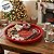 Bandeja de Metal Decorativa de Natal Redonda - Guirlanda Merry Christmas - 32x32x1,5cm - 1 unidade - Rizzo - Imagem 6