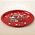 Bandeja de Metal Decorativa de Natal Redonda - Trem Natalino - 32x32x1,5cm - 1 unidade - Rizzo - Imagem 1