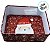 Lata de Natal de Metal com Visor - Vinho Papai Noel Ho Ho - 13x10x5cm - 1 unidade - Rizzo - Imagem 4