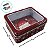 Lata de Natal de Metal com Visor - Vinho Papai Noel Ho Ho - 13x10x5cm - 1 unidade - Rizzo - Imagem 5