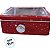 Lata de Natal de Metal com Visor - Vermelha Merry Christmas - 13x10x5cm - 1 unidade - Rizzo - Imagem 5