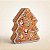 Lata de Natal de Metal - Árvore de Biscoito de Gengibre - 12x14x6cm - 1 unidade - Rizzo - Imagem 1