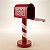 Enfeite Decorativo De Natal - Mini Caixa de Correio Christmas Express Delivery - 15x32,5x8,5cm - 1 unidade - Rizzo - Imagem 1