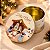 Lata de Metal de Natal - Feliz Natal - Bege - 10,9cm - 1 unidade - Rizzo - Imagem 1