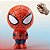 Brinquedo Squish Borracha - Homem Aranha - Marvel - 6x9x5cm - 1 unidade - Disney Original - Rizzo - Imagem 1
