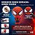 Brinquedo Squish Borracha - Homem Aranha - Marvel - 6x9x5cm - 1 unidade - Disney Original - Rizzo - Imagem 2