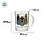 Caneca de Vidro de Natal - União, Paz e Alegria - 330mL - 1 unidade - Rizzo - Imagem 3