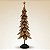 Árvore de Natal de Ferro - Dourado Nevado  - 30x95x30cm - 1 unidade - Rizzo - Imagem 1