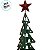 Árvore de Natal de Ferro - Vazada Verde e Vermelho  - 17x42x17cm - 1 unidade - Rizzo - Imagem 4