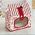 Caixa Maleta de Natal com Visor - Nostalgia Vermelho - M 15x8x21cm - 1 unidade - Cromus - Rizzo - Imagem 1