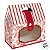 Caixa Maleta de Natal com Visor - Nostalgia Vermelho - M 15x8x21cm - 1 unidade - Cromus - Rizzo - Imagem 3