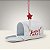 Enfeite para Pendurar de Natal - Caixa de Correio Santa's Mail - Branco - 1 unidade - Cromus - Rizzo - Imagem 1