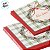 Guardanapo de Papel Natalino - Guirlanda Branco, Verde e Vermelho - 33x33cm - 20 unidades - Cromus - Rizzo - Imagem 2