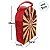 Bolsa de Natal com Fecho - Espiral Vermelho e Ouro - 24x33x11cm - 1 unidade - Cromus - Rizzo - Imagem 6