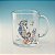 Caneca de Vidro - Cavalo Marinho - 500ml - 1 unidade - Cromus - Rizzo - Imagem 1