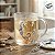 Caneca de Vidro - Cavalo Marinho - 500ml - 1 unidade - Cromus - Rizzo - Imagem 6