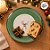 Prato de Natal com Rena - Verde - 20cm - 1 unidade - Cromus - Rizzo - Imagem 5