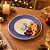 Prato de Natal com Cavalo Marinho - Azul - 25cm - 1 unidade - Cromus - Rizzo - Imagem 5