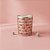 Porta Velas de Vidro de Natal - HoHoHo Colorido - 170ml - 1 unidade - Cromus - Rizzo - Imagem 1