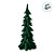 Árvore de Natal Decorativa em Resina - Flocado Verde - 20cm - 1 unidade - Cromus - Rizzo - Imagem 3