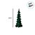 Árvore de Natal Decorativa em Resina - Flocado Verde - 20cm - 1 unidade - Cromus - Rizzo - Imagem 4