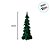 Árvore de Natal Decorativa em Resina - Flocado Verde - 24cm - 1 unidade - Cromus - Rizzo - Imagem 4
